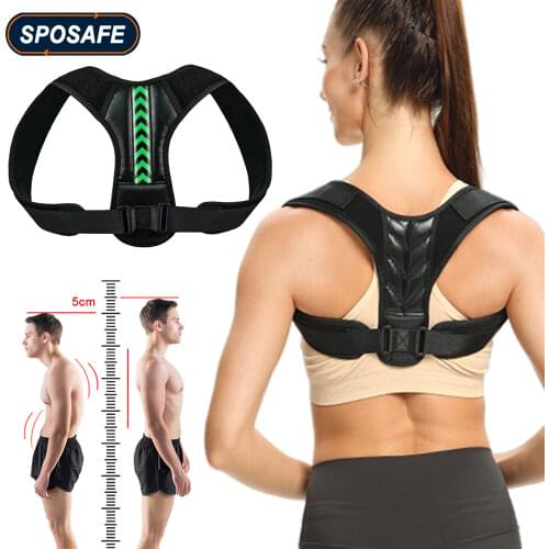 Posture Corrector Belt Back Brace Adjustable Straightener for Mid,Upper Spine Support Neck,Shoulder,Clavicle,Back Pain Relief