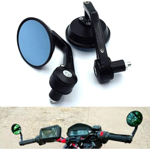 Motorcycle 7/8" 22mm Handlebar Side Mirrors Rearview Mirrors Aluminum Alloy For Yamaha For kawasaki for Honda for Suzuki for BMW