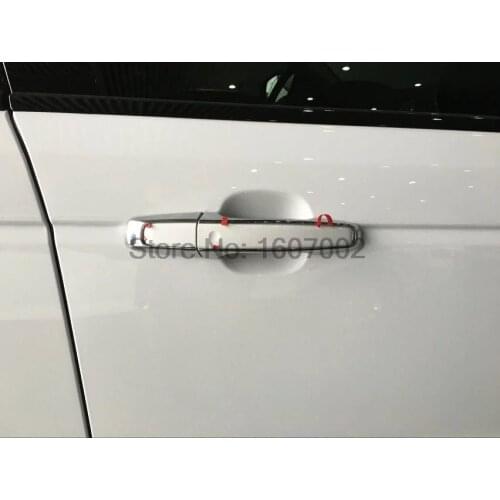 For Range Rover Evoque For Range Rover Sport For Discovery Sport 2015 2016 2017 ABS Chrome Door Handle Cover Trim Overlay