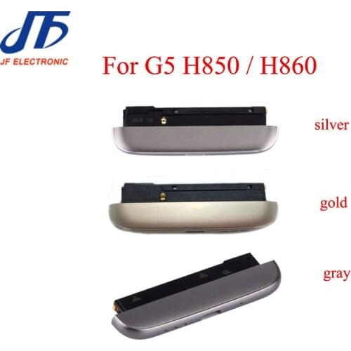 Bottom Cover For LG G5 H850 H860 Bottom Housing Cap Loudspeaker Ringer USB Charging Port Flex Cable Module Assembly 5pcs/lot