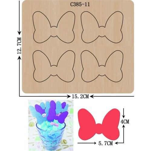 New Bow Wooden die Scrapbooking C385-11 Cutting Dies