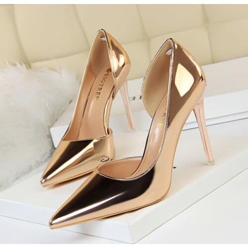 BIGTREE Shoes New Wonen Pumps Fashion Women Shoes Patent Leather Classic Pumps Sexy High Heels Shoes Wedding Shoes
