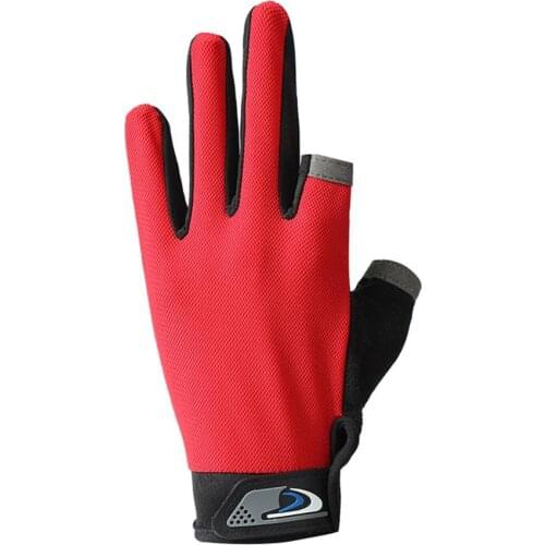 Outdoor Fishing Gloves Two Finger Luya Breathable Sunscreen Non-slip Touch Screen Sports Bicycle