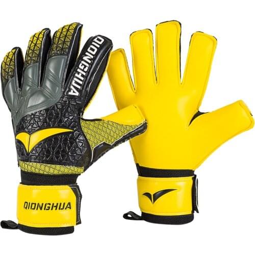 High Quality Kids Men Goalkeeper Gloves Thick Latex Soccer Finger Protection Gloves Football Goalie Keepers Kit Size 6 7 8 9 10
