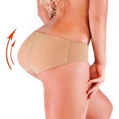 Sexy Lady Low Waist Seamless Breathable Panties Bum Padded Butt Lifter Enhancer Hip Push Up Underwear Briefs Buttocks S-XL