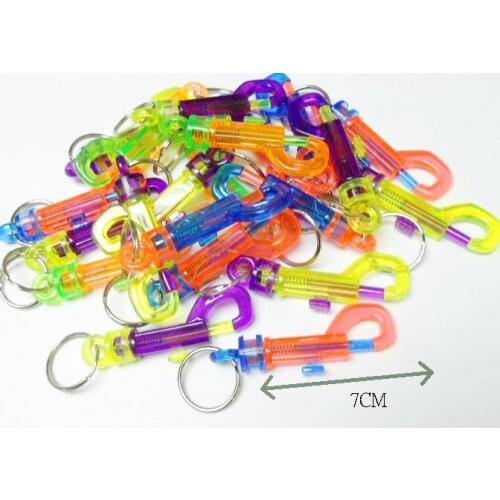 10 pcs Plastic SWIVEL CLIP Snap Hook TRIGGER Keychain Pinata Bag filler School Birthday Party Favor Gift Novelty Prize carnival