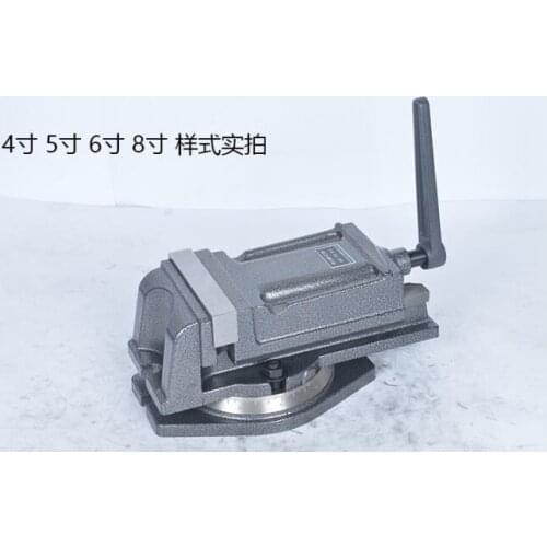 Precision angle-fixed Bench Vise 5 inches for heavy milling machine