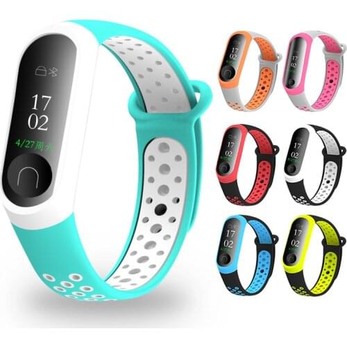 1pc Strap For Xiaomi Mi Band 3 4 Silicone WristBand Sport Watch Replacement Smart Bracelet Accessories For Xiaomi Accessories
