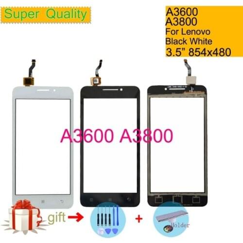 Touchscreen 3.5" For Lenovo A3600 A3600-D A3600D A3800 Touch Screen Digitizer Touch Panel Sensor Front Outer Glass Lens