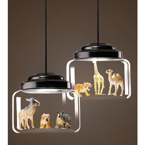 Modern Led Pendant Lights Creative Animal Hanglamp For Dining Room Bedroom Baby Room Bar Nordic Decor Home Luminaire Suspension