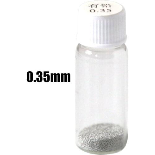 25k 0.35mm leaded BGA solder balls soldering balls for BGA reballing 2 pcs/lot