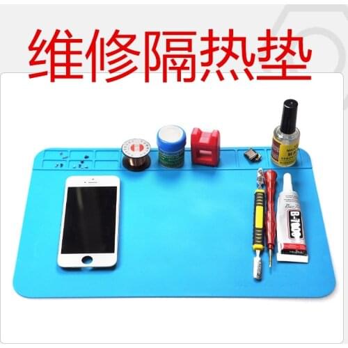 Heat Insulation Working Mat Heat-resistant Soldering Station Repair Insulation Pad Insulator Pad Maintenance Platform