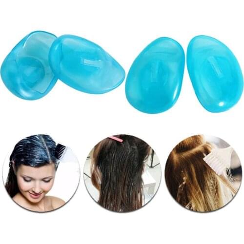 High Quality 1 Pair Universal Clear Ear Covers Hair Dye Ears Shield Protectors Salon Dyeing Earmuffs Tools Accessories