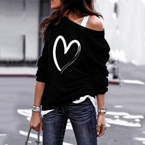 Street Style Oversized Sweatshirt for Women Winter Spring Clothes Casual Long Sleeve Pullover Female Y2K Loose Streetwear