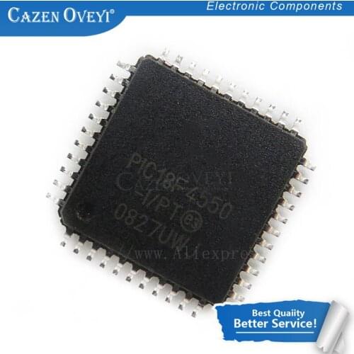 5pcs/lot PIC18F4550-I/PT PIC18F4550 18F4550 TQFP-44 In Stock