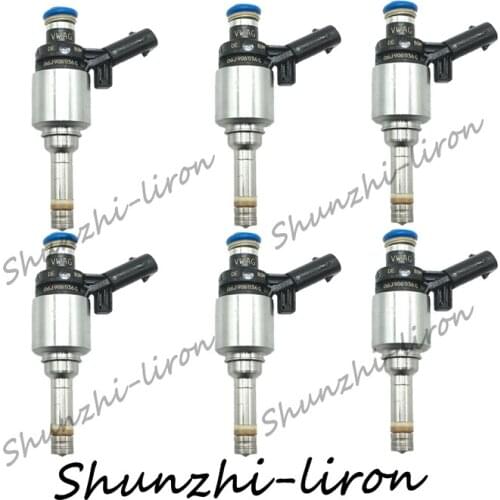 6pcs Fuel Injector for Volkswagen Passat MAGOTAN Tiguan A4L 2.0T Pa nozzle 0261500168 06J906036G