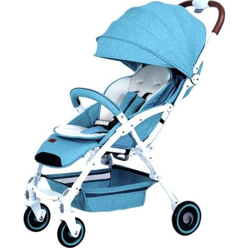 832 Baby Stroller Children Trolley Babies' Folding Stroller Shock Absorbers Fast Folding Full Bottle Headband Mosquito Net