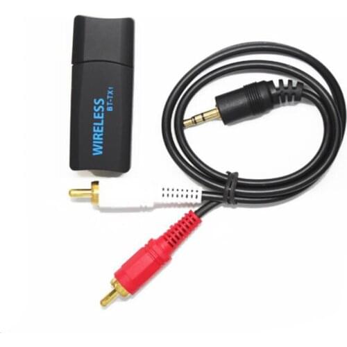BT-42 Bluetooth Transmitter Adapter USB 3.5mm AUX Wireless Audio Music Receiver Adaptor Dongle for Computer TV