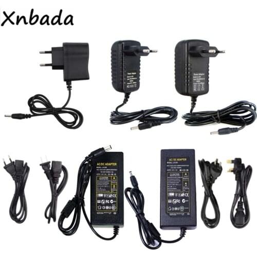 Xnbada Power Supply Adapter 12V 1A-12.5A Lighting Transformer For 5050 5730 2835 3014 Led Strip