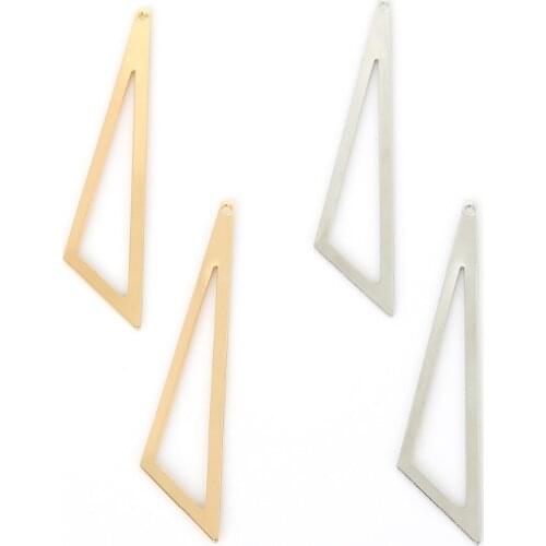 Antique Copper Plated KC-Gold Long Riangle Charms Pendants DIY Handmade Jewelry Findings Accessories