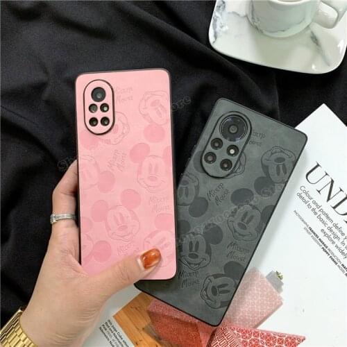 Disney Mickey Mouse Phone Cases for Huawei P40 Pro Mate40 Pro Plus Rs Nova8 Pro Soft Cortex Phone Back Covers Cartoon Shell Gift
