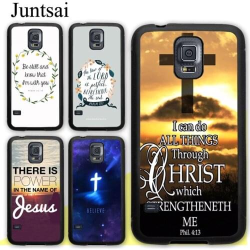 Bible Verse Philippians Jesus Christ Case For Samsung Galaxy A21S A20e A31 M31 M21 A51 A71 A50 A70 S9 S20 S10 Plus Note 20 Ultra