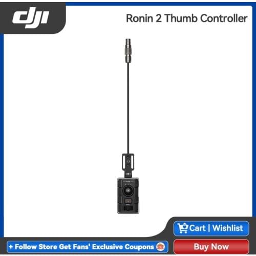 DJI Ronin 2 Thumb Controller provides an easy way to control the gimbals pan, tilt, and roll axis movements Original
