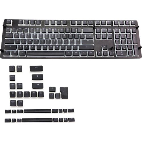 RGB 143 Keycaps ANSI Layout PBT Pudding Double Skin Milk Shot Backlit Keycap For Corsair K70 K65 Mechanical Keyboard