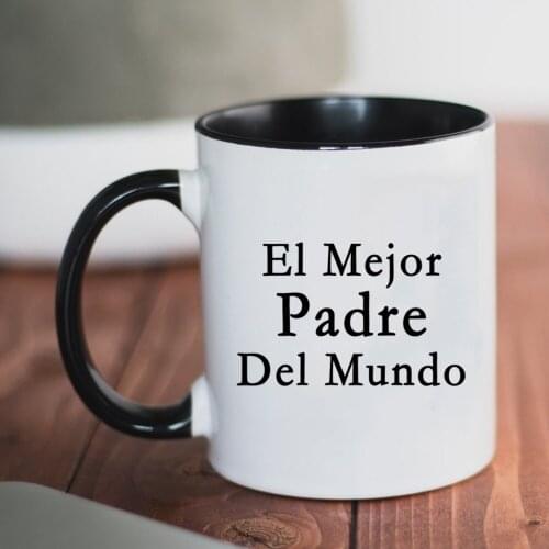 The Worlds Best Father mug French Spanish German Russian Italian 11oz Ceramic Creative Tea Cup Coffee Mugs Dad Birthday Gift