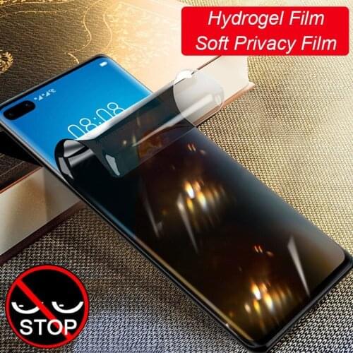 Soft Privacy Protective Hydrogel Film for Iphone 12 Mini 11 Pro Max Xr X Xs Max 6 S 7 8 Plus Se 2020 Anti Spy Screen Protector