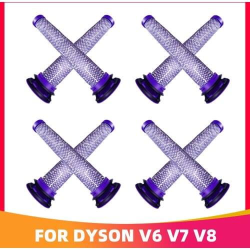 Pre-Filter HEPA Filter kit Accesseries for Dyson V6 V7 V8 Absolute Cordless Stick Vacuum Cleaner Replacement Parts 965661-01