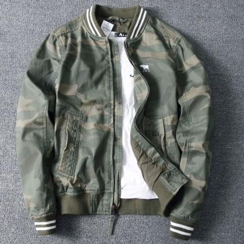 New Camouflage Jackets and Coats Spring Outdoor Streetwear Name Brand Army Style Cotton Jacket Coats Male Baseball Jackets B698