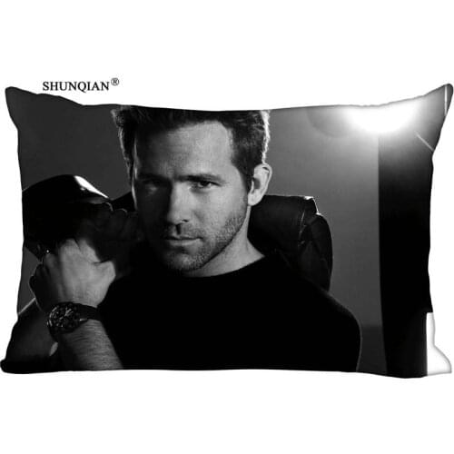 New Ryan Reynolds Pillow Case Custom Wedding Pillowcase Cover Cases Gift Zippered Rectangle Pillow Case A8.15