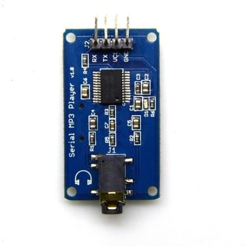 10pcs Yx6300 UART TTL serial MP3 music player module micro SD / sdhc3.2-5.2v