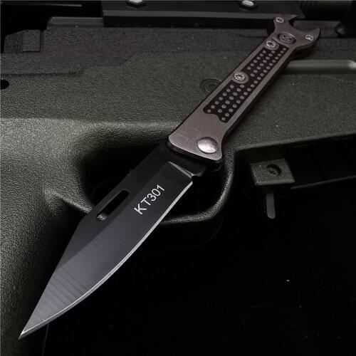 15CM (6') 58HRC Folding Knife Pipe Cutter Pocket Knives Fold Pare Peel Carabiner Outdoor Blade Camp Open Hang Multi Tool Knifes