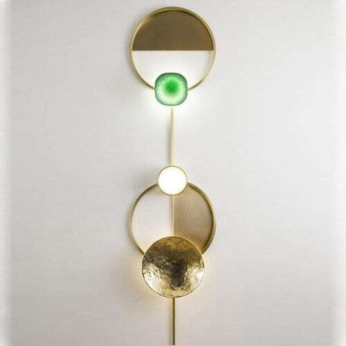 Modern led crystal industrial decor bathroom light led wall light home deco dinging room lamp