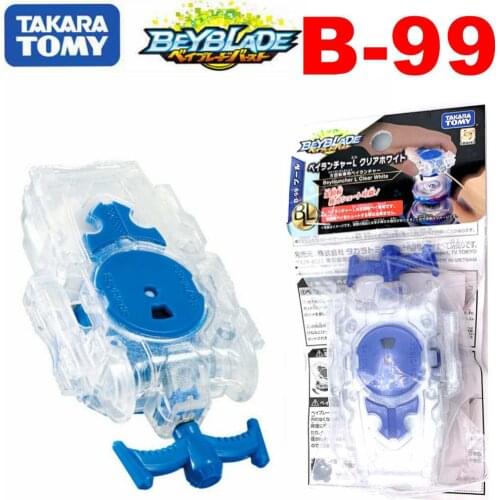 TAKARA TOMY BEYBLADE explosi0n B-99 BEY lanzador L blanco claro