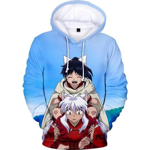 Yashahime Princess Half-Demon Cosplay Hoodie Cartoon Inuyasha Printed Hoodies Sweatshirts Pullover Women/Men Casual Costume