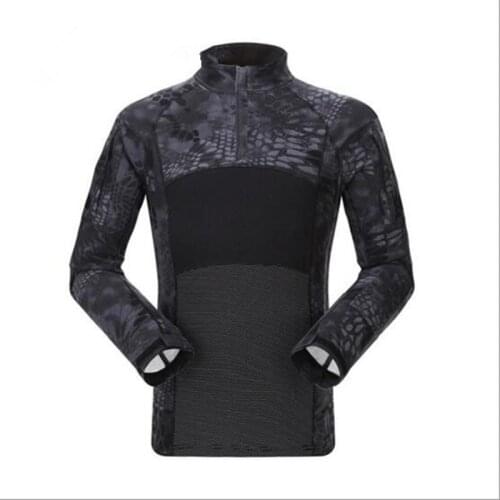 Military Fans Camping Training Camouflage Tactical Shirt Uniform Men Outdoor Shooting Airsoft Hunting Breathable Sports Tops