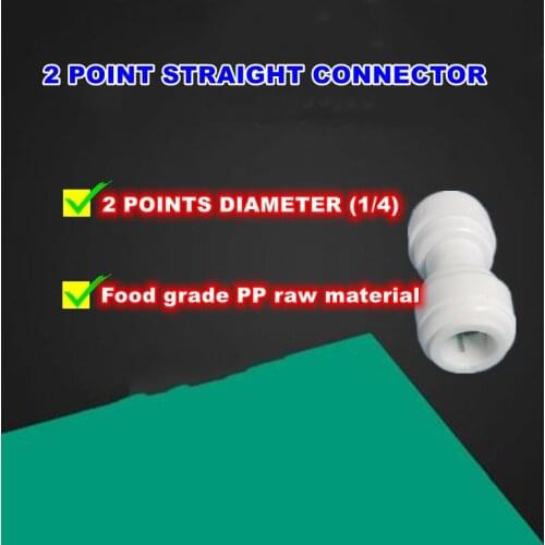 High Quality 3 Point Straight Connector for RO Reverse Osmosis Water Filter System
