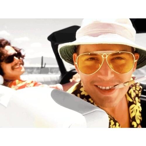 W148 Fear and Loathing in Las Vegas Art Movie Gigantic Silk Fabric Wall Poster Art Decor Sticker Bright