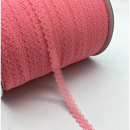 10yards/lot 5/8" (15mm)Wide Rose Bilateral Handicrafts Embroidered Net Lace Trim Ribbon DIY Sewing & Skirt Accessories