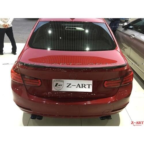2013-2019 Z-ART for F30 carbon fiber rear spoiler carbon fiber rear boot spoiler for 3 series