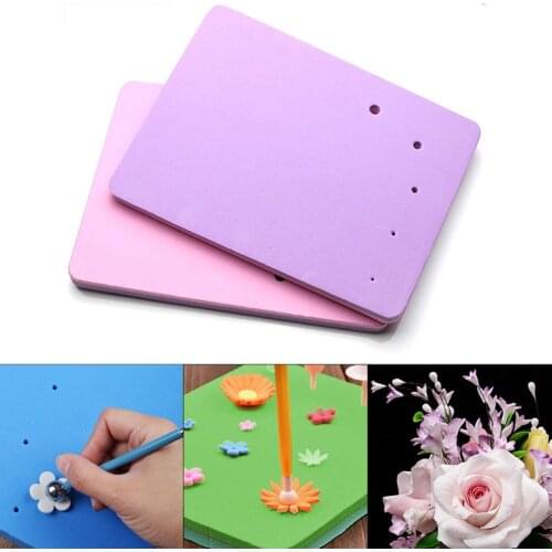 5 Hole Fondant Cake Shaping Mat Cake Pastry Dessert Embossing DIY Decoration Pad Practical Sugar Flowers Drying Tools