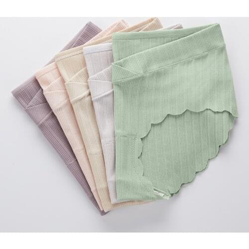 5 Pcs Maternity Clothes Panties Low Waisted Cotton Womens Early Late Pregnancy Underwear Cotton Underwear Postpartum Lingerie