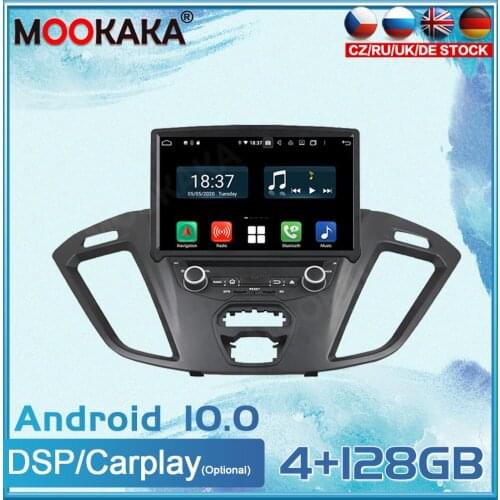 Android 10.0 For Ford Transit Custom 2016+ Car Radio GPS Navigation Multimedia Player Radio Tape Auto Stereo Headunit Carplay
