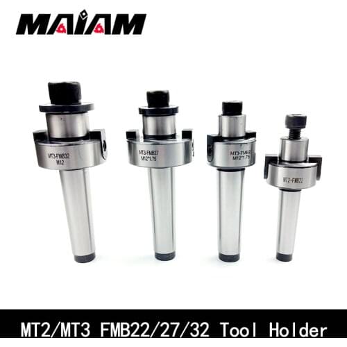 1pcs MT2 MT3 FMB22 FMB27 FMB32 Tool holder Morse mtb2 m10 mtb3 m12 mt fmb face mill morse 2 3 tool holder lathe spindle chuck