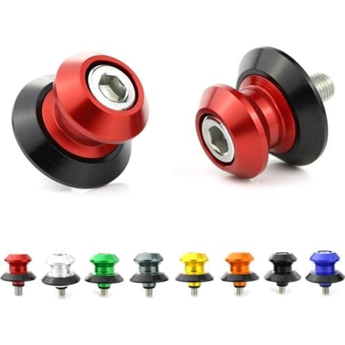 For Triumph Daytona 955i Daytona 1000 750 650 600 Motorcycle CNC Alumnium Swingarm Stand Bobbin Spools Sliders Screws