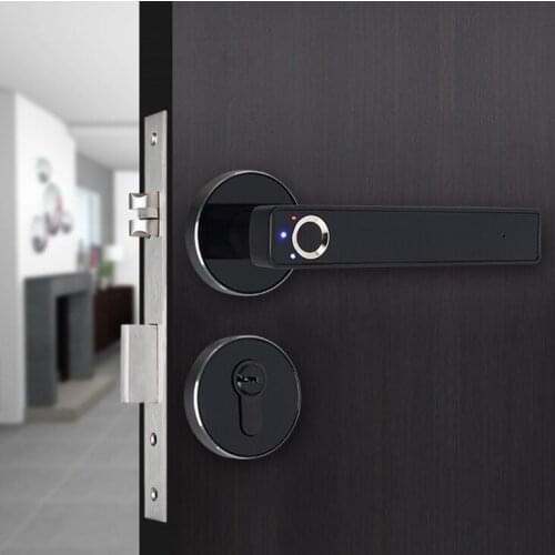 Fingerprint lock indoor wooden door intelligent lock household burglar-proof door lock