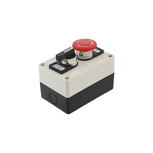 Mushroom Self Locking Rotary Switch Push Button Station